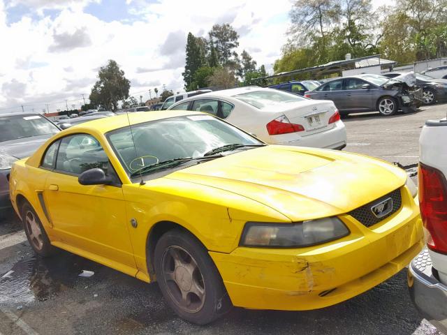 1FAFP40664F217773 - 2004 FORD MUSTANG YELLOW photo 1