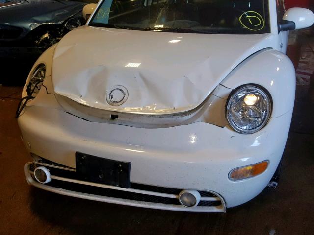 3VWDD21C11M440265 - 2001 VOLKSWAGEN NEW BEETLE Weiß Foto 9