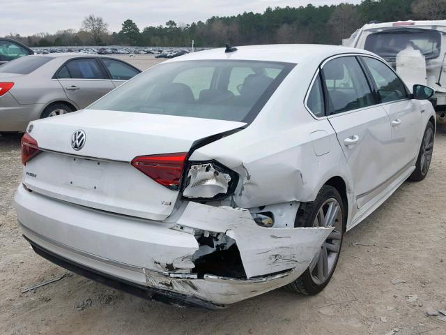1VWDT7A36HC039287 - 2017 VOLKSWAGEN PASSAT R-L WHITE photo 4