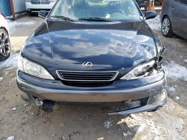 JT8BF28G010307284 - 2001 LEXUS ES 300 BLACK photo 9