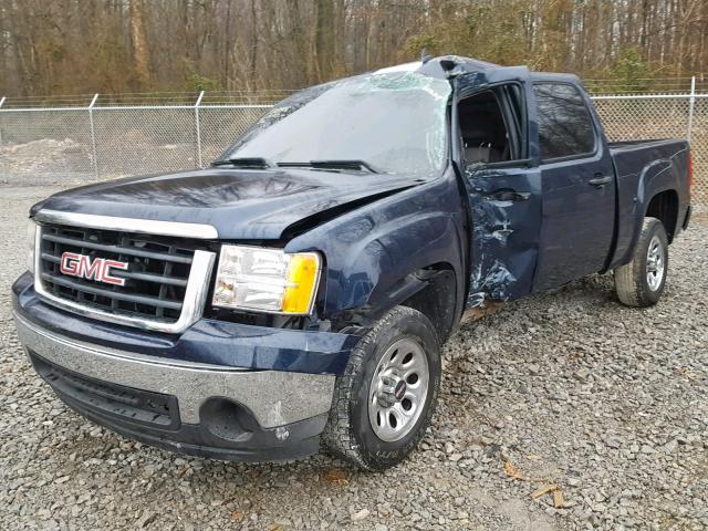 3GTEC13C87G555714 - 2007 GMC NEW SIERRA BLUE photo 2