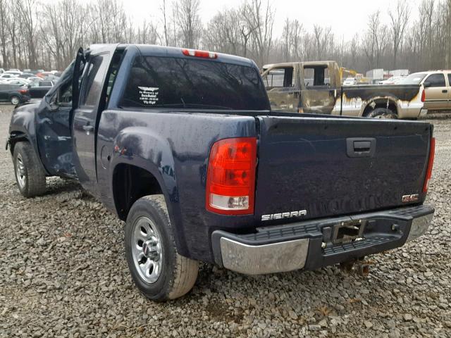 3GTEC13C87G555714 - 2007 GMC NEW SIERRA BLUE photo 3