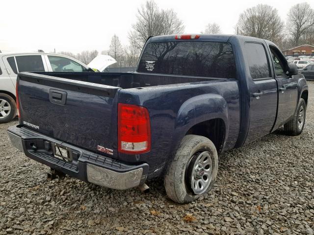 3GTEC13C87G555714 - 2007 GMC NEW SIERRA BLUE photo 4