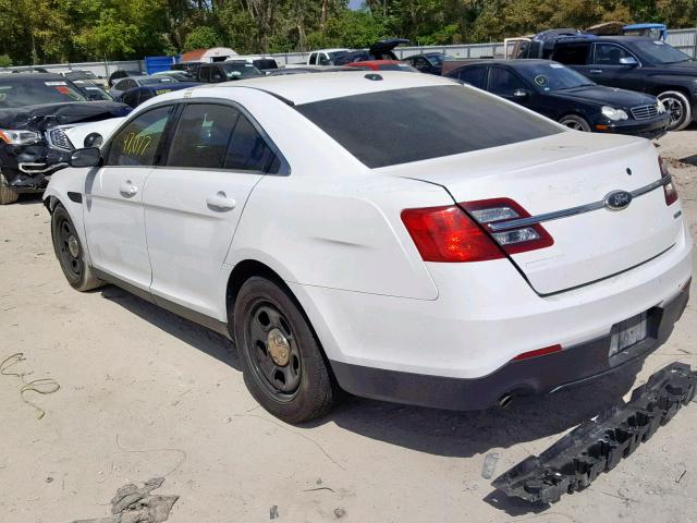 1FAHP2MK7EG185450 - 2014 FORD TAURUS POL WHITE photo 3