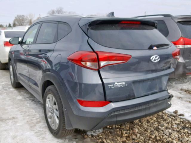 KM8J3CA41JU646801 - 2018 HYUNDAI TUCSON SEL GRAY photo 3