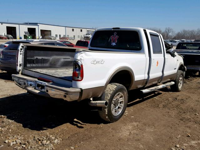 1FTWW31P67EA86370 - 2007 FORD F350 SRW S WHITE photo 4