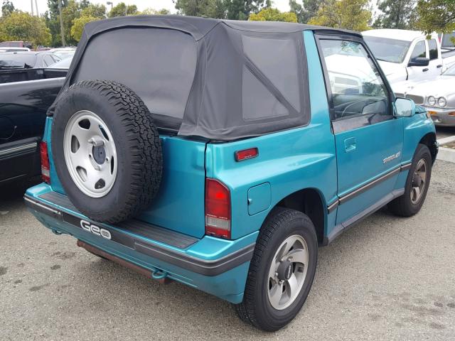 2CNBJ18U3P6914582 - 1993 GEO TRACKER GREEN photo 4