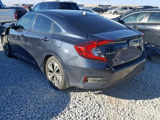 2HGFC1F77HH636581 - 2017 HONDA CIVIC EXL BLUE photo 3