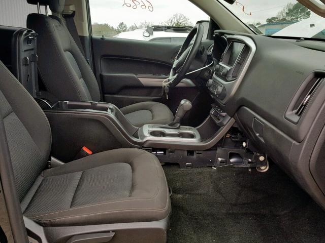 1GCGSCEN1H1322974 - 2017 CHEVROLET COLORADO L BLACK photo 5