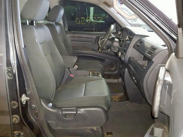 5FPYK1F27AB005430 - 2010 HONDA RIDGELINE GRAY photo 5