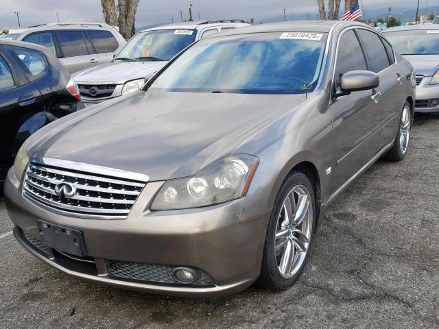 JNKAY01E76M101186 - 2006 INFINITI M35 BASE GRAY photo 2