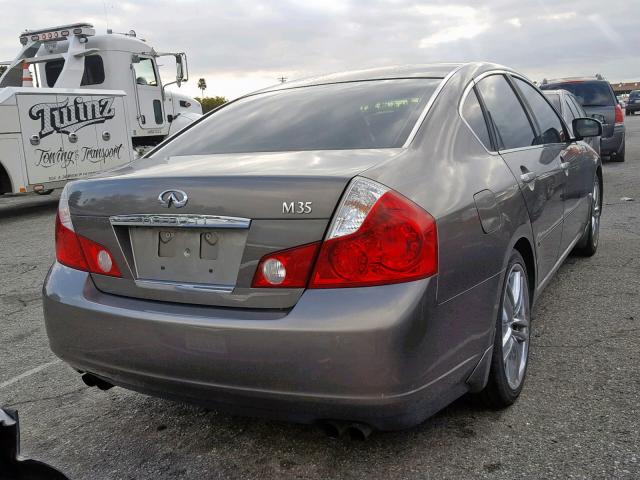 JNKAY01E76M101186 - 2006 INFINITI M35 BASE GRAY photo 4