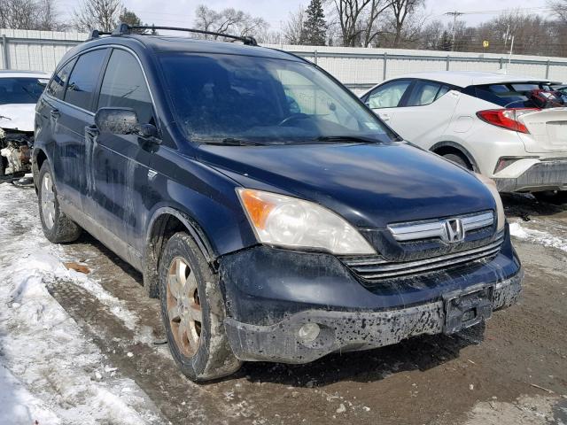 JHLRE48787C107858 - 2007 HONDA CR-V EXL BLACK photo 1