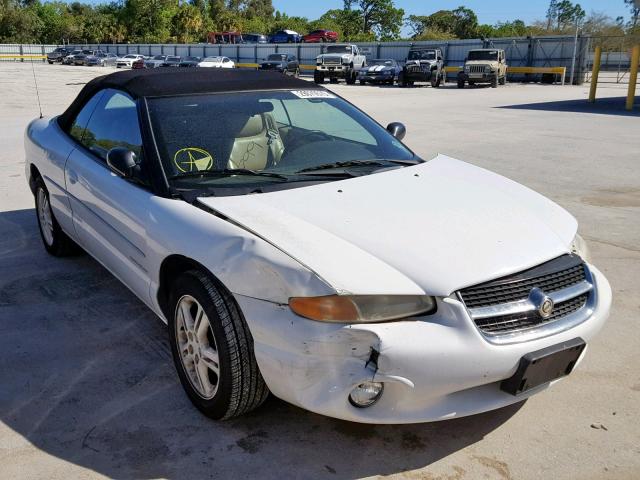 3C3EL55H5TT301030 - 1996 CHRYSLER SEBRING JX WHITE photo 1