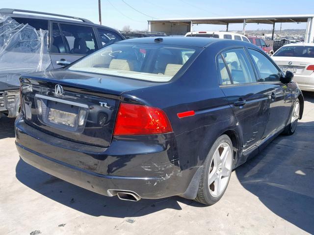 19UUA66276A038257 - 2006 ACURA 3.2TL BLACK photo 4