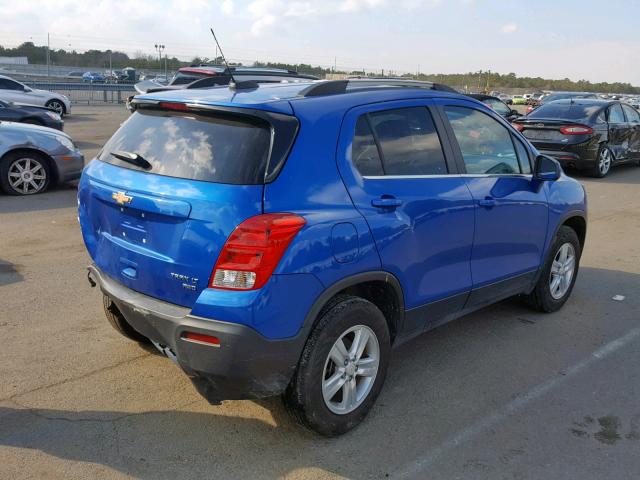 KL7CJPSB2GB554251 - 2016 CHEVROLET TRAX 1LT BLUE photo 4