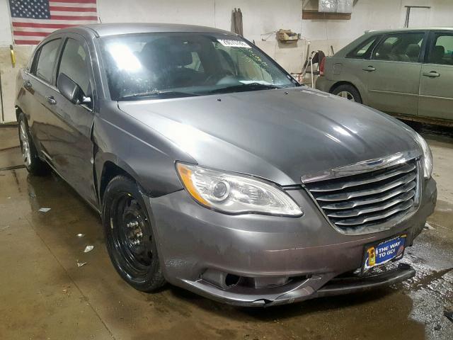 1C3CCBAB8CN319612 - 2012 CHRYSLER 200 LX GRAY photo 1