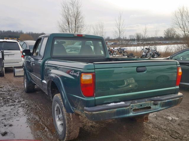 4F4ZR17U91TM06720 - 2001 MAZDA B3000 CAB GREEN photo 3