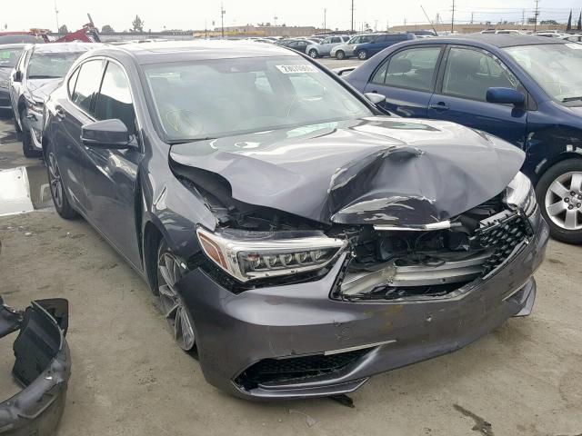 19UUB1F34JA011082 - 2018 ACURA TLX GRAY photo 1