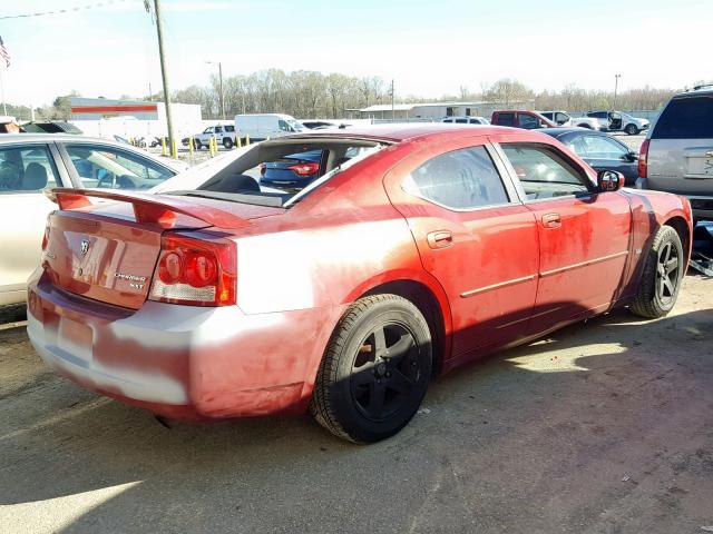 2B3CA3CV0AH181344 - 2010 DODGE CHARGER SX BURGUNDY photo 4