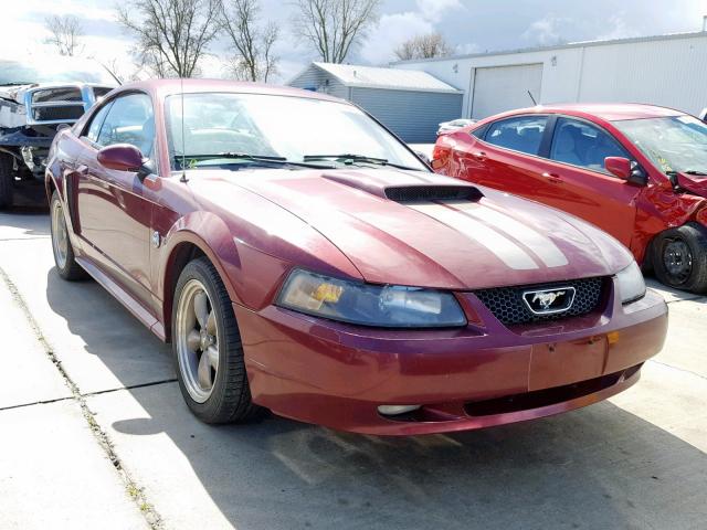 1FAFP42X84F156268 - 2004 FORD MUSTANG GT RED photo 1