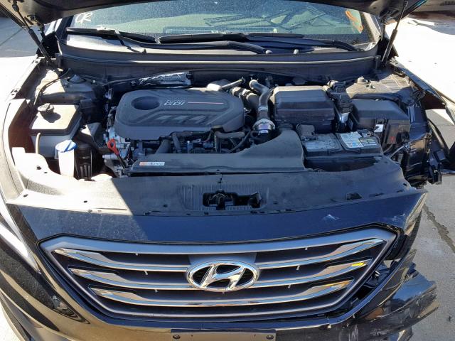 5NPE34AB6HH580308 - 2017 HYUNDAI SONATA SPO BLACK photo 7