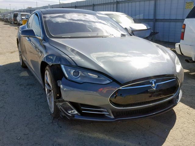 5YJSA1DG4DFP04924 - 2013 TESLA MODEL S BLUE photo 1