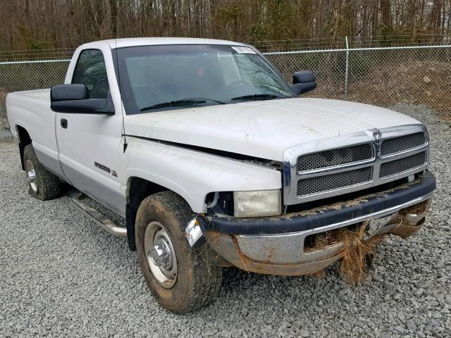 3B7KC26ZX1M511411 - 2001 DODGE RAM 2500 WHITE photo 1