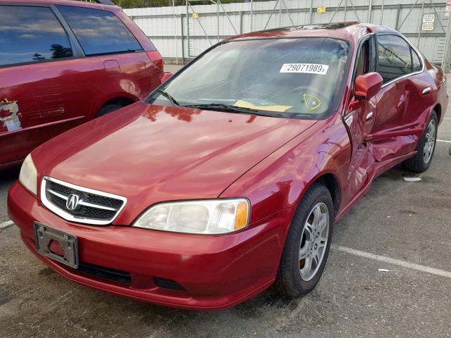 19UUA56621A032386 - 2001 ACURA 3.2TL BURGUNDY photo 2