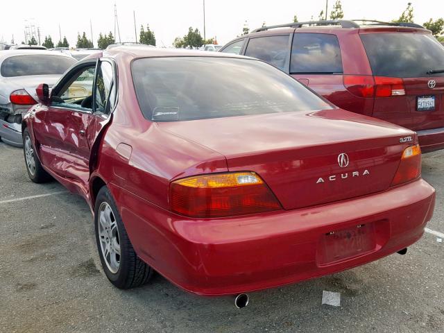 19UUA56621A032386 - 2001 ACURA 3.2TL BURGUNDY photo 3