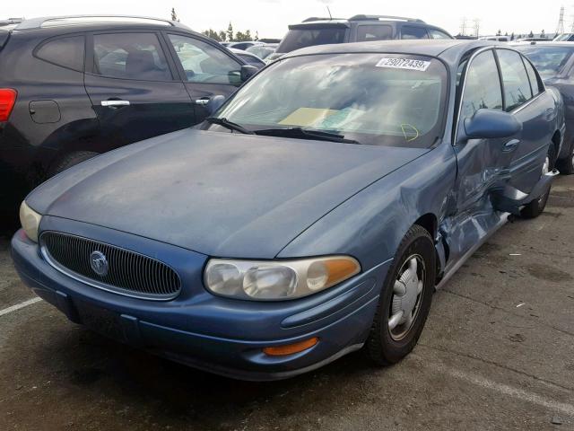 1G4HR54K8YU262169 - 2000 BUICK LESABRE LI BLUE photo 2