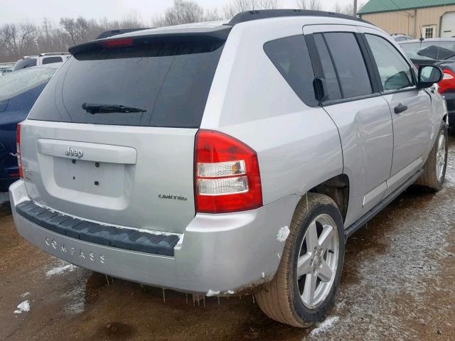 1J8FF57W47D364918 - 2007 JEEP COMPASS LI SILVER photo 4