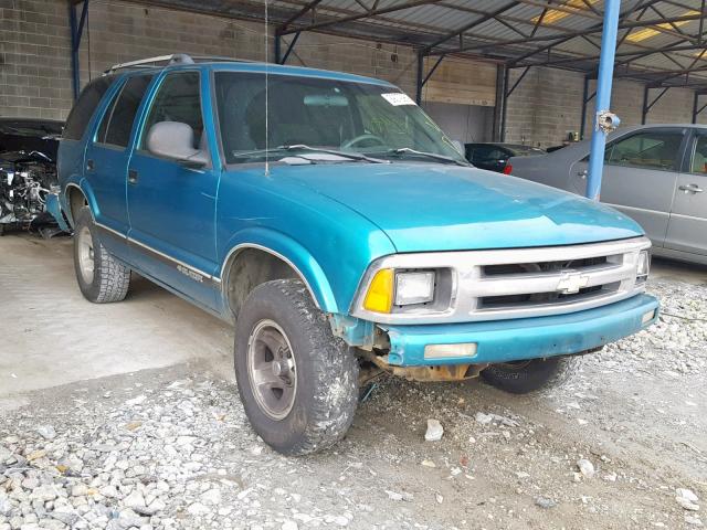 1GNCS13W0T2179850 - 1996 CHEVROLET BLAZER GREEN photo 1