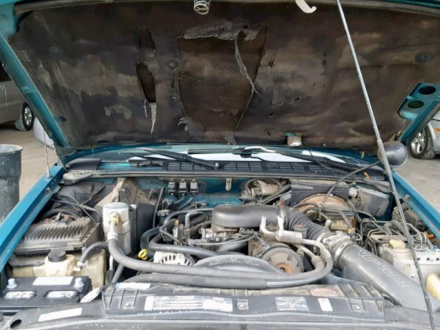 1GNCS13W0T2179850 - 1996 CHEVROLET BLAZER GREEN photo 7