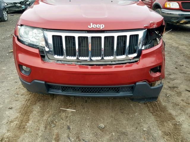 1J4RS4GT6BC573764 - 2011 JEEP GRAND CHER RED photo 9