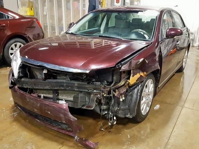 4T1BK3DB6BU384017 - 2011 TOYOTA AVALON BAS BURGUNDY photo 2