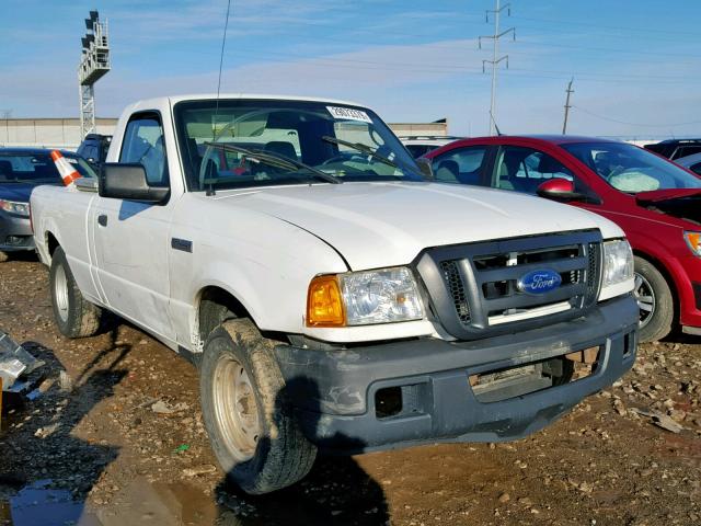 1FTYR10D26PA48911 - 2006 FORD RANGER WHITE photo 1