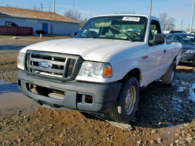 1FTYR10D26PA48911 - 2006 FORD RANGER WHITE photo 2