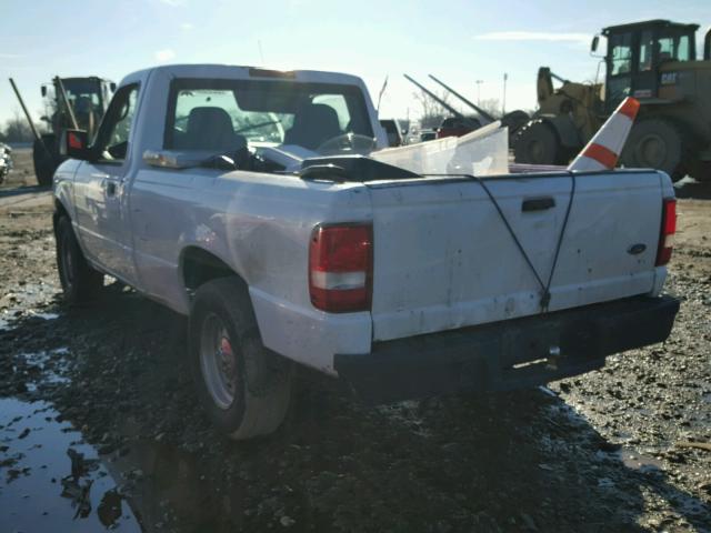 1FTYR10D26PA48911 - 2006 FORD RANGER WHITE photo 3