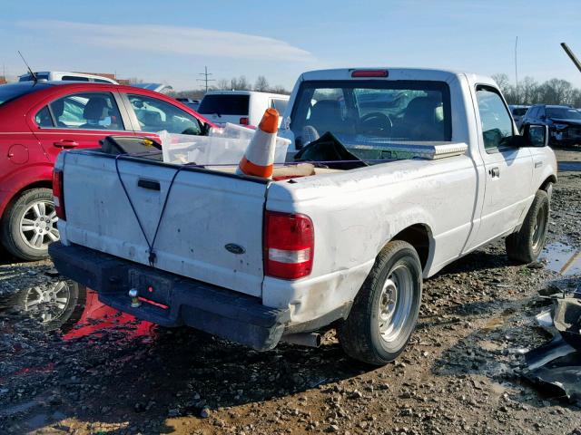 1FTYR10D26PA48911 - 2006 FORD RANGER WHITE photo 4