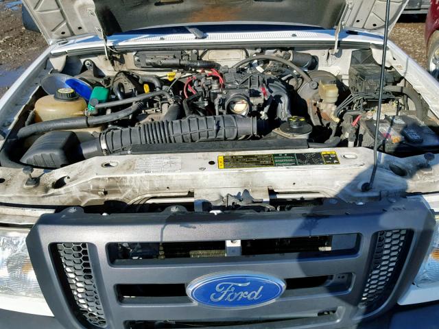 1FTYR10D26PA48911 - 2006 FORD RANGER WHITE photo 7