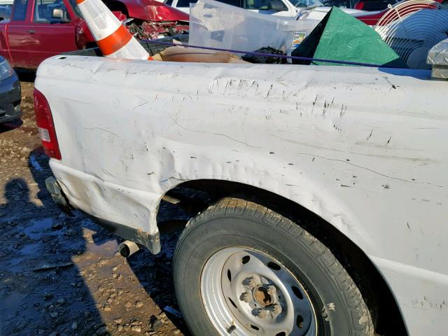 1FTYR10D26PA48911 - 2006 FORD RANGER WHITE photo 9