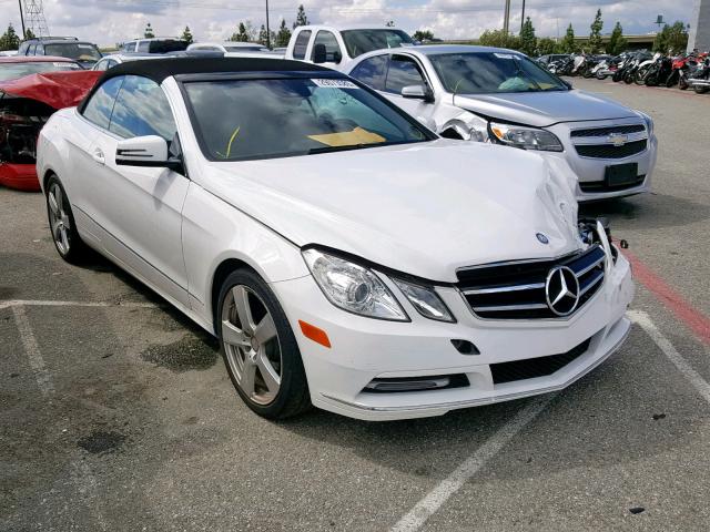 WDDKK5KF3DF199457 - 2013 MERCEDES-BENZ E 350 WHITE photo 1