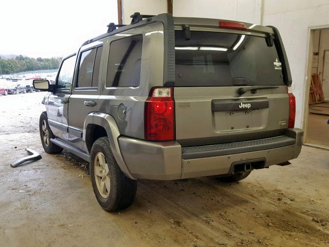 1J8HH48NX8C151515 - 2008 JEEP COMMANDER ნაცრისფერი ფოტო 3