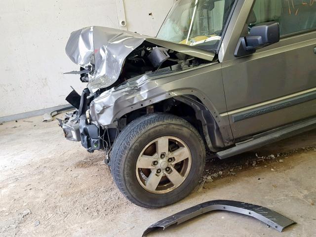 1J8HH48NX8C151515 - 2008 JEEP COMMANDER ნაცრისფერი ფოტო 9