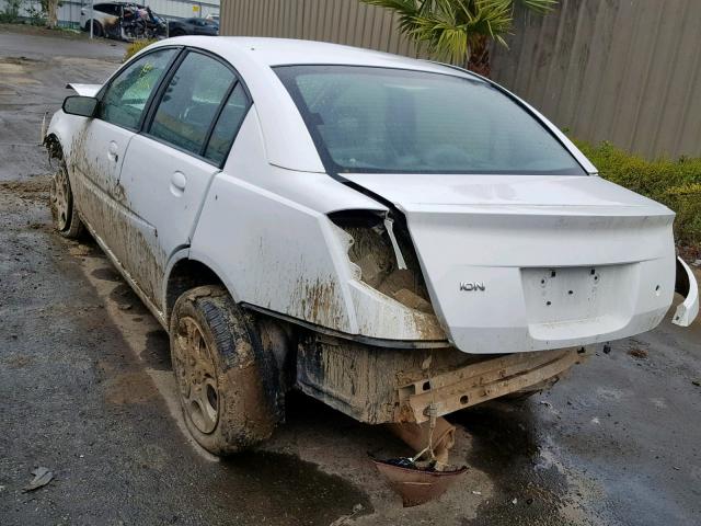 1G8AJ52F45Z110191 - 2005 SATURN ION LEVEL WHITE photo 3