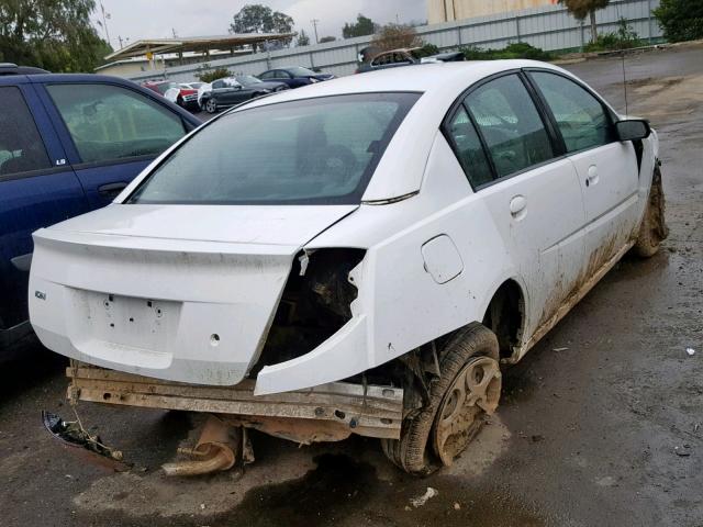 1G8AJ52F45Z110191 - 2005 SATURN ION LEVEL WHITE photo 4