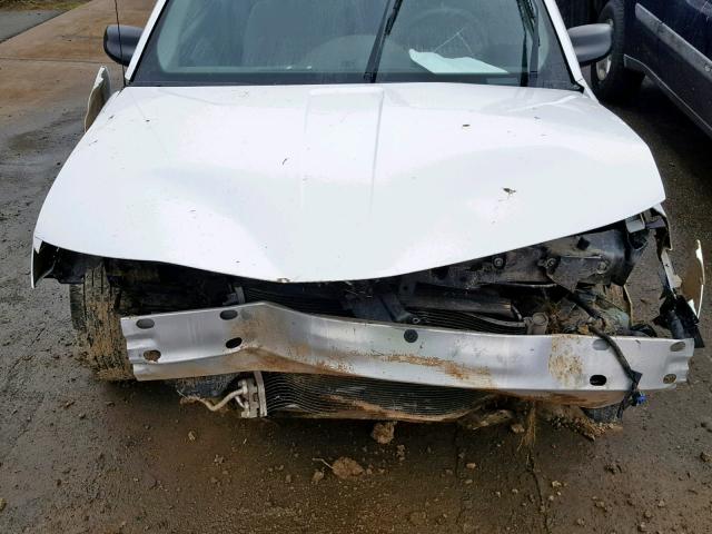 1G8AJ52F45Z110191 - 2005 SATURN ION LEVEL WHITE photo 7