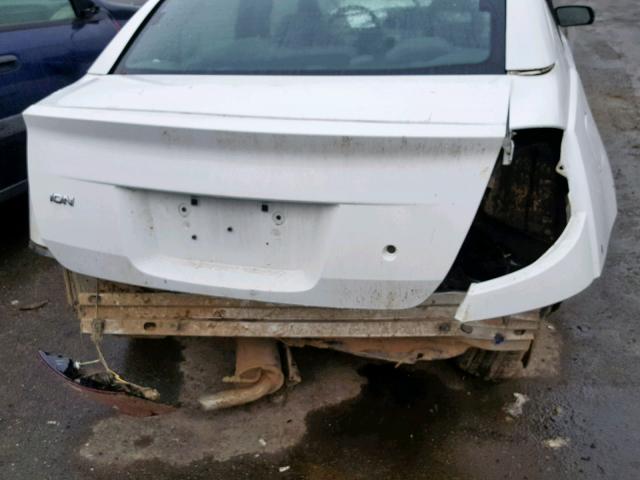 1G8AJ52F45Z110191 - 2005 SATURN ION LEVEL WHITE photo 9