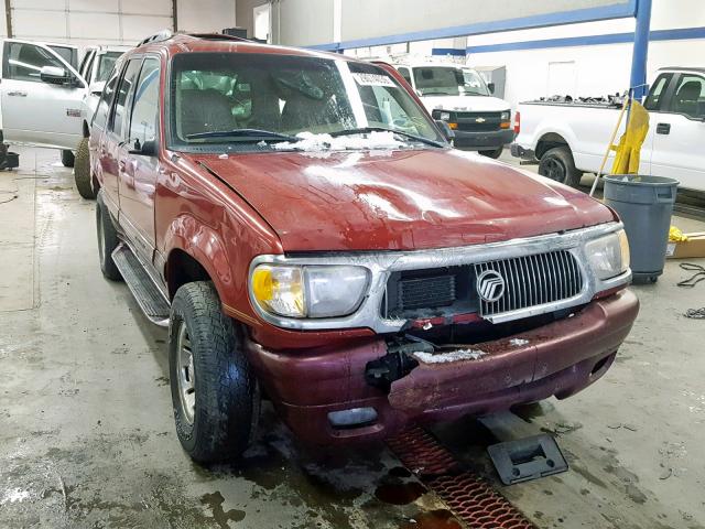 4M2ZU55P8WUJ44681 - 1998 MERCURY MOUNTAINEE RED photo 1